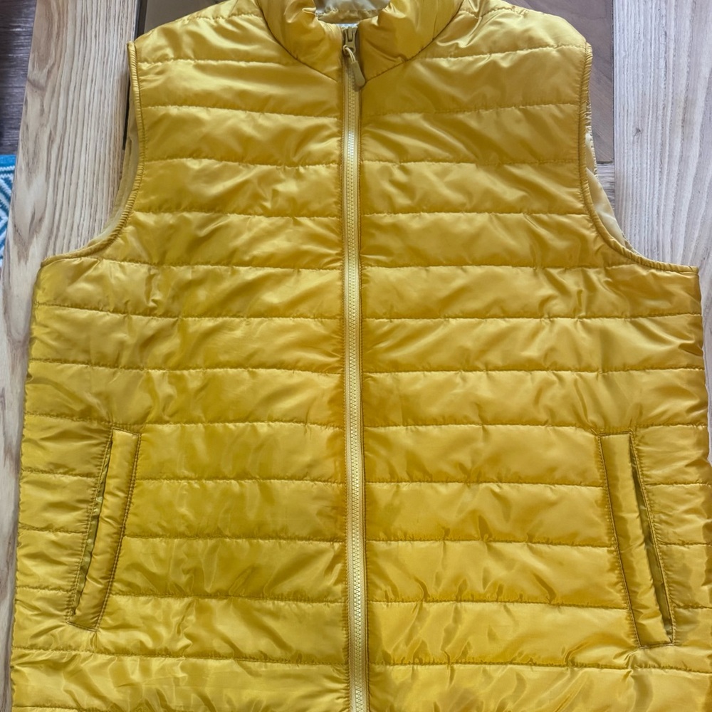 Sonoma Mustard Quilted Vest